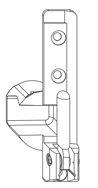 MAICO -  Supporto MULTI-MATIC cerniera parte telaio - aria 12 - battuta 18 - mano DX - portata (kg) 130