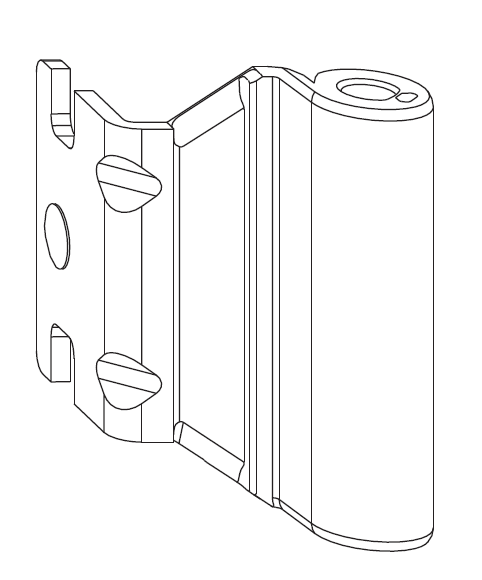MAICO -  Bandella MULTI-MATIC per serramenti in pvc per braccio sostegno forbice - aria 12 - battuta 18 - interasse 26 - portata (kg) 80