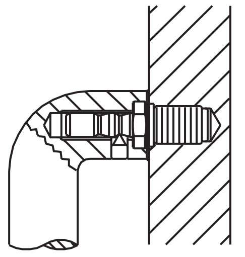 OLIVARI -  Kit Di Fissaggio non passante per legno - mat. ACCIAIO - note PER MANIGLIONE SENZA ROSETTA