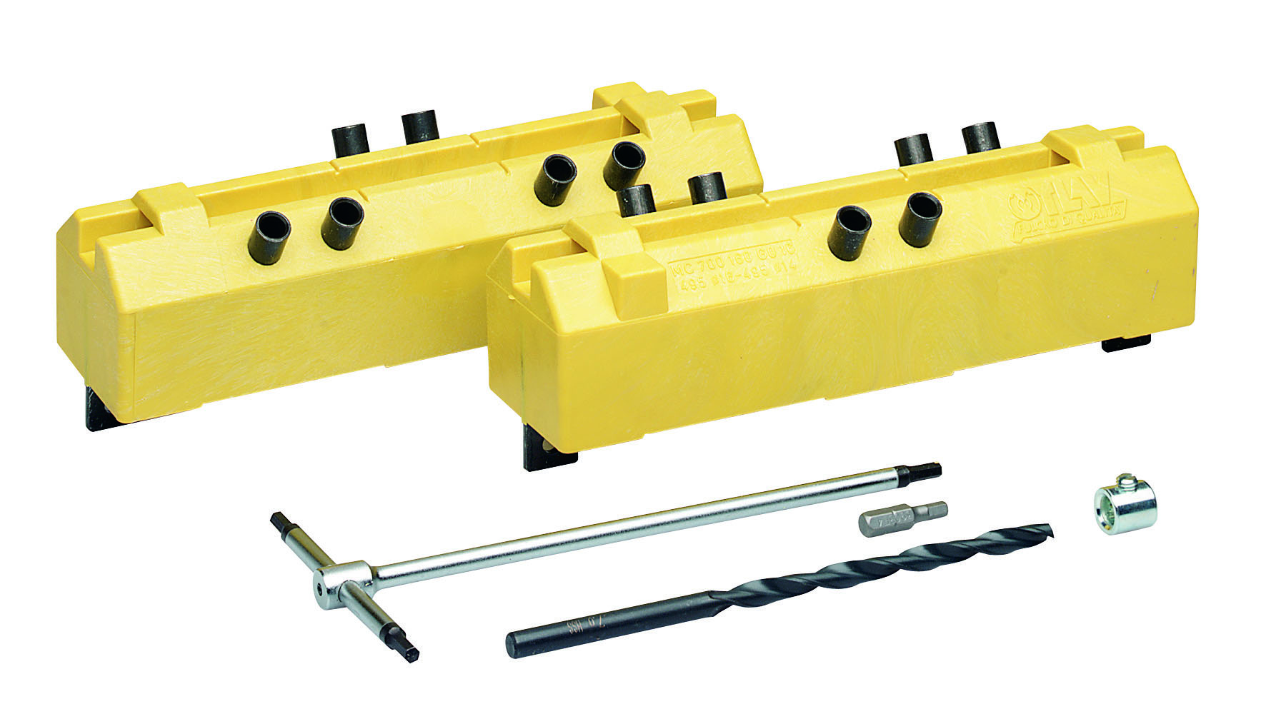 OTLAV -  Dima EXACTA Ø 14 foratura per cerniera porta a filo - mat. PVC - col. NATURALE - note EXACTA 495 - dimensioni Ø14/16